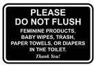 Classic Framed Please Do Not Flush Thank You 4" X 6" - Small (1 Pack) Black New. Price: $13.66.