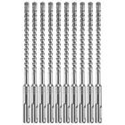 Bosch 1/4" 6" Sds Plus Bulldog Xtreme Rotary Hammer Drill Bits 10 Pcs Open. Price: $44.99.