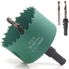 Koopi 2-3/8" Bi-metal Hole Saw With Arbor And Replacement Inch, Clear New. Price: $12.57.