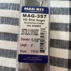 Mag-bit 357DLX.1816QC Molybdenum Coated Nail Bomber Ship Auger 1-1/8 New. Price: $23.99.