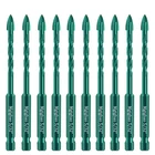 MGTGBAO10PC Green 5/32 Masonry Drill Bits, 4MM Concrete Set For New. Price: $15.22.