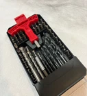 50 Piece Drill Bit & Drive Set W/t Handle Hyper Tough Open. Price: $14.24.