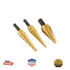 Irwin Unibit 502T 3PC Titanium Nitride Step Drill Set W/ Pouch New. Price: $187.21.