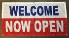 4LESS 2X4 Ft Welcome Now Open Banner Store Sign Vinyl 48 24 Inches New. Price: $24.99.