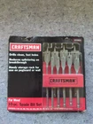 Nos Sears Craftsman 10 Piece Spade Bit Set And Rack For Woodworking 20900 New. Price: $17.00.