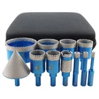 Brschnitt Diamond Drilling Bit Kit Hole Saw Set For Tile Granite Triangle Shank New. Price: $71.31.