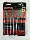 Craftsman 6-PC Woodboring Drill Bit Set. 3/8 Thru 1-INCH Butterfly Sytle Us New. Price: $19.99.