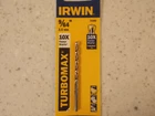 Irwin 73309 Turbomax 9/64" 2-7/8" High Speed Steel Drill Bit New. Price: $6.02.