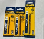 Irwin 3016010-15 3PC Cobalt Split Point Drill Bit Set #I-73 New. Price: $8.00.