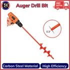Auger Drill Bit For Planting 2"(D) X14.5(L) Garden Ground Earth Spiral New. Price: $13.79.