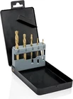Left-hand Drill-bit Set, High-speed Steel Drills With Titanium Nitride Coating New. Price: $11.99.