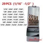 Drillforce 1/16"-1/2" Cobalt Bit Set M35 Hss Jobber Length Twist New. Price: $59.99.