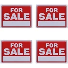 For Sale Sign 9 X 12 Inch - 4 Pack New. Price: $11.37.