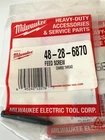 Lot Of 10 Milwaukee 48-28-6870 Feed Screw Coarse Thread Bit New. Price: $24.95.