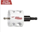 Milwaukee 2-1/4" Inch Hole Dozer Bi-metal Saw Carbide 49-56-9680 With Arbor New. Price: $15.96.
