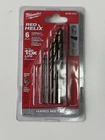 Milwaukee 48-89-2330 Cobalt 6-PC Drill Bit Set, 1/16 In. Through 5/16 Open. Price: $12.00.