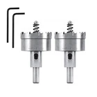 Wexecon 2PCS 1 3/4 INCH45MM Carbide Hole Saw Kit For Metal Cutter Drill New. Price: $26.87.