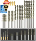 Sworker Diamond Drill 1MM 1.5MM 2MM 2.5MM 20 BITS+4 Collets, Silver Grey New. Price: $18.99.