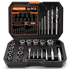 Valkynos 26 Pcs Bolt Extractor Kit Left Hand Drill Bit Reverse ... New. Price: $46.25.