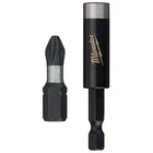 Milwaukee Shockwave 48-32-5009 Bit Tip Holder, #2 Drive, Phillips Hex Sha New. Price: $23.16.
