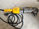 Dewalt DW124 Heavy Duty Right Angle Drill, Speed W/case And Extra Bits Used. Price: $339.00.