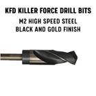High Speed Steel Black & Gold Drill Bit Set New. Price: $19.99.