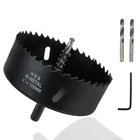 Rannb Hole Saw 4-INCH Dia Cutting Drill Bit For 4" (102MM), Black New. Price: $17.57.