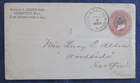 1887 Greenfield Massachusetts Allen's Cover Rich & Spring S. Run Rpo Cancel. Price: $7.50.