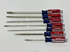 New Craftsman Tools Sears Usa Wf 7PC Flat Slotted Tip Screwdriver Set, Nos. Price: $74.99.
