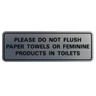 Quality Standard Please Do Not 2 X 6" - Small (1 Pack), Brushed Silver New. Price: $13.35.