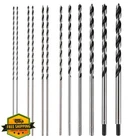 Wildbossy Extra Long 12" Brad Point Drill Bit Set New. Price: $42.99.