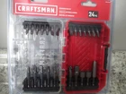 Craftsman 24 Pc Screwdriving Set Nip Fathers Day Part #CMAF1215 Free Us Shipping New. Price: $15.95.