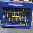 Irwin Marples Forstner Drill Bit Set, Steel, Silver, 13-PIECE Open. Price: $40.00.