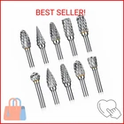 Sworker 10 Pcs Carbide Burr Set 1/8" Shank W/ 2 Collets Compatible With Dremel New. Price: $23.52.