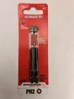 Milwaukee Shockwave Impact Duty PH2 Steel Drill Bits 3.5IN Pack 48-32-4662 New. Price: $5.00.