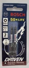 Bosch ITDSQ1202 Impact Tough Driver Bits 2-3/16" 50X Life 2-PACK New. Price: $5.73.