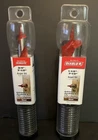 Diablo Auger Bit Lot (2-PACK) 3/4" & 1-1/2" X 7-1/2" Nail-embedded Wood Nos New. Price: $39.99.