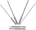 Diablo DMAPL9930-S6 6PC Sds-plus 4-CUTTER Carbide Hammer Bit & Chisel Set New. Price: $38.99.