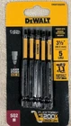 New Factory Sealed Dewalt DWAF3SQ2IR5 Power Bits 1/2. Price: $16.99.