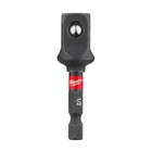 Milwaukee Tool 48-32-5034 Shockwave 1/4 In. Hex 1/2 Square Socket Adapter New. Price: $5.97.