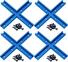 Hottarget Aluminum T-track Intersection Kit With Wood Screws Double 3", Blue New. Price: $32.95.
