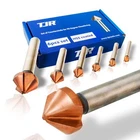 Countersink 90 Set Of 6 Pieces 1/4" 1/3" 2/5" 1/2" 2/3" 4/5" Hss 4241 Coated New. Price: $41.36.
