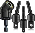 Cigotu Right Angle Drill ADAPTOR,4-IN-1 Impact Bit EXTENSION,360 Rotatabl New. Price: $14.80.