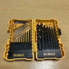 Dewalt DW1167 17-PIECE Black-oxide Split-point Twist Drill Bit Assortment New. Price: $19.99.