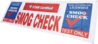 3X10 Ft Star Certified Smog Check Test Only Banner Vinyl Alternative Sign - Fabr New. Price: $49.00.