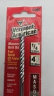 Vermont American 14004 Masonry Drill Bit 1/4" X Fast Shipping New. Price: $6.99.