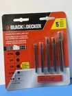 Black & Decker Glass/tile Pc. Drilling Set 16912 5/16, 1/4(2), 3/16 1/8 Nos New. Price: $21.99.