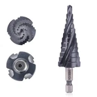 Rogaper M35 Four Spiral Flute Cobalt Step Drill Bit, 3/16"-7/8" 1X4X1 Inches New. Price: $28.88.