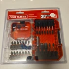 Craftsman 30-PIECE Impact Rated Screwdriving Driver Bit Set Brand New. Price: $20.00.