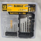 Dewalt Black And Gold 12 Pc Impact Ready Metal Twist Drill Bit Set DWAH1182 New. Price: $14.99.
